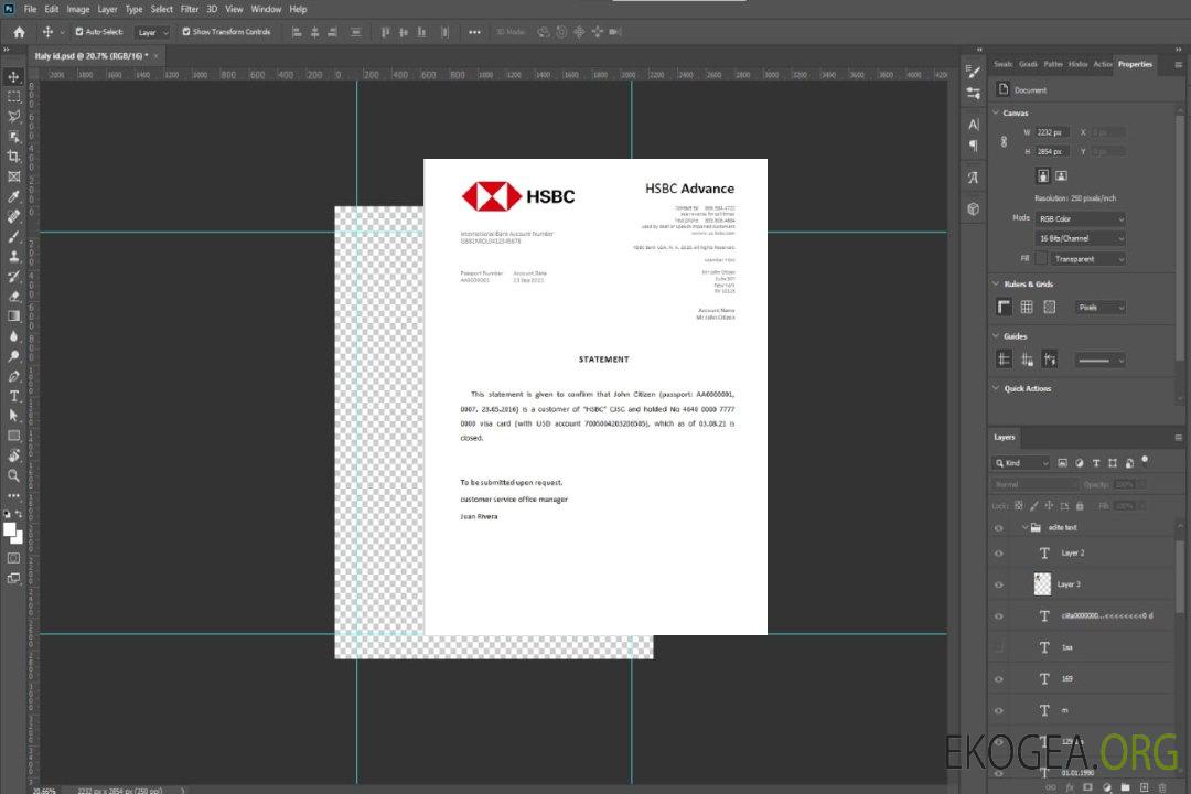 Référence USA , HSBC , closure template Référence USA , HSBC , closure template